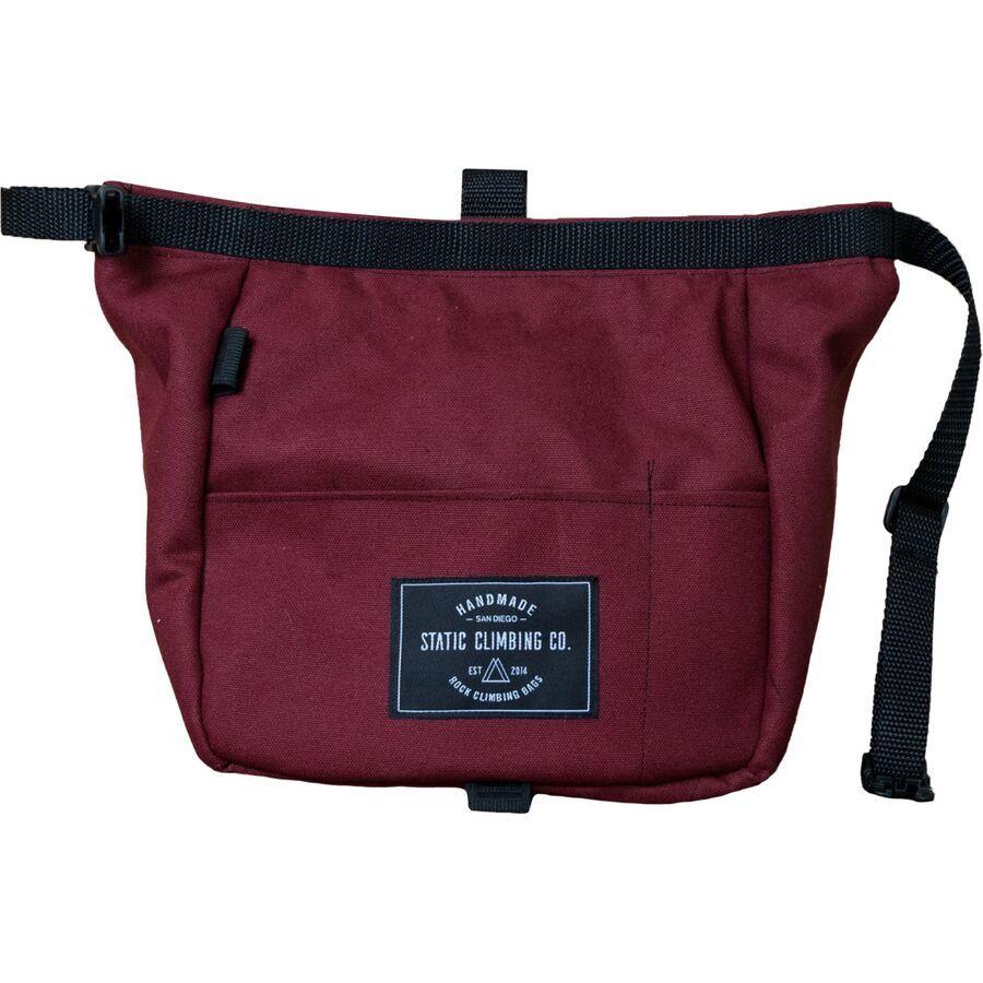 STATIC Canvas Chalk Bucket Burgundy