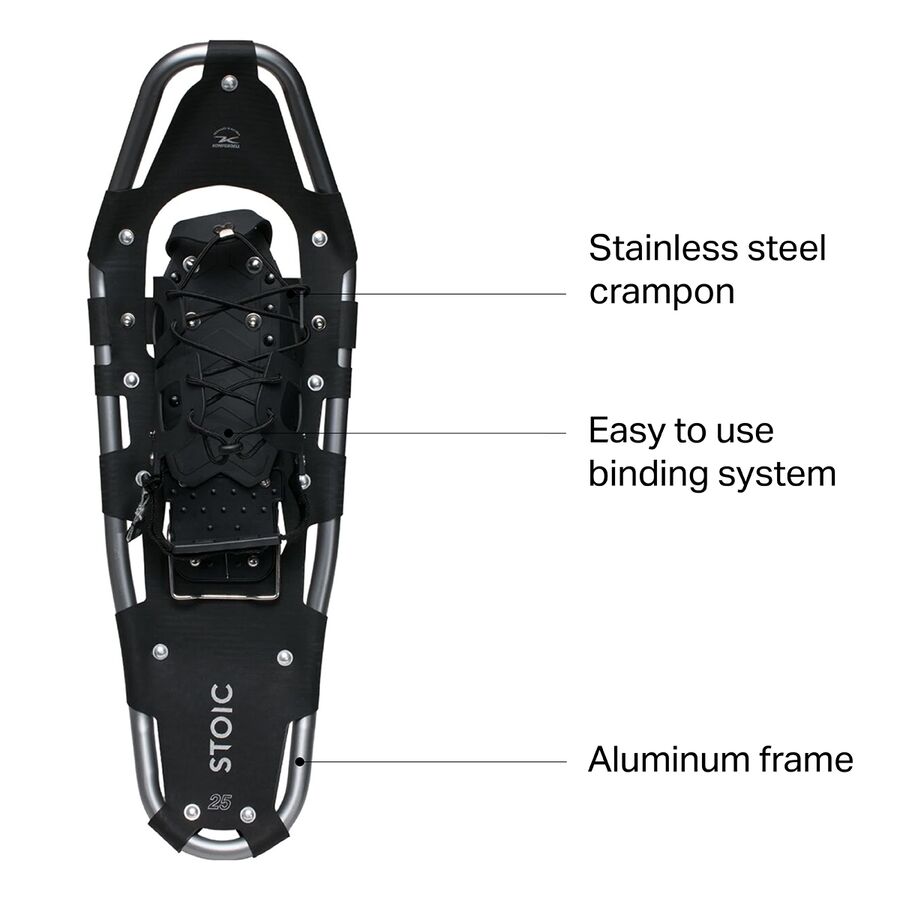 Stoic 25in Snowshoes Stoic Gray