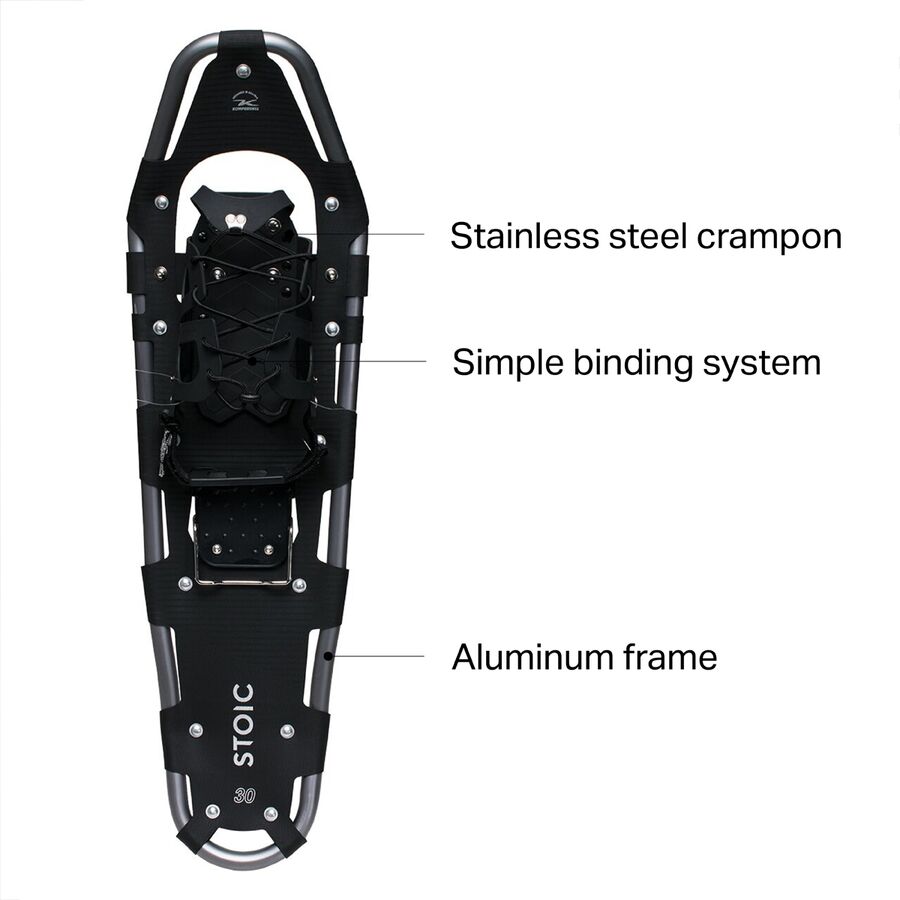 Stoic 30in Snowshoes Stoic Gray
