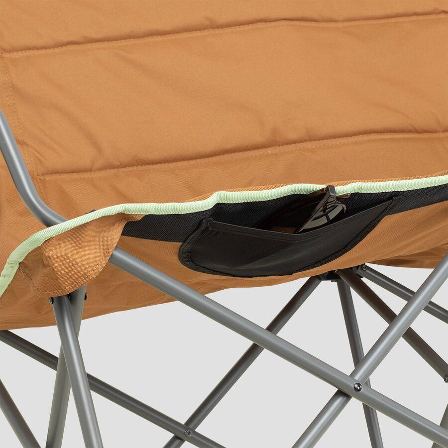 Stoic Duo Love Seat Brown Sugar