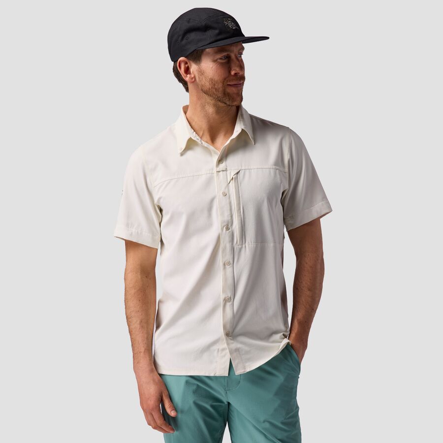 Backcountry Tahoe Woven Convertible Snap-Up Shirt - Men's Egret