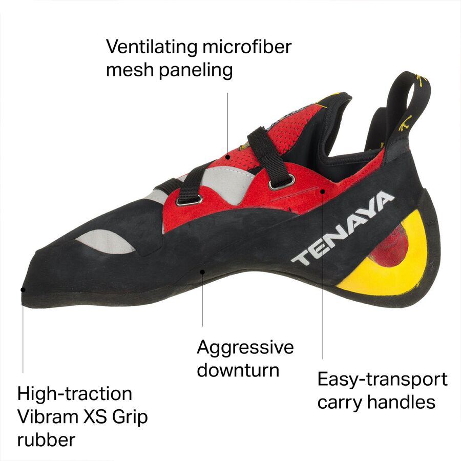 Tenaya Iati Climbing Shoe White/Red