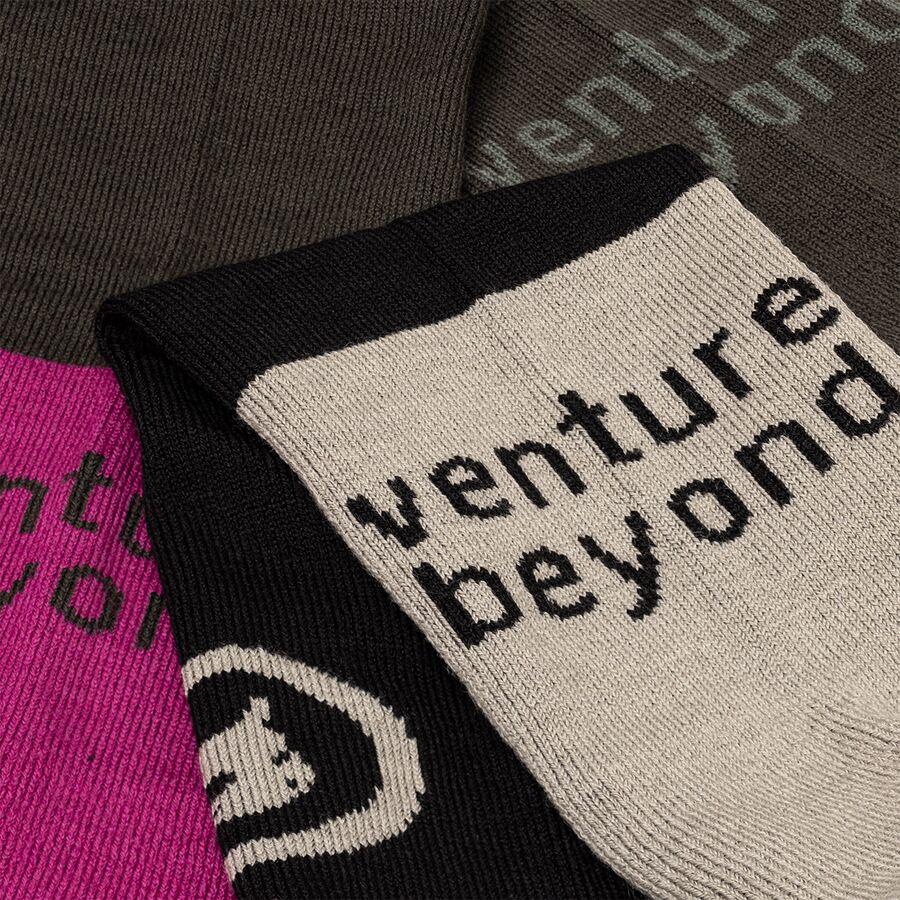 Backcountry Venture Beyond Merino Blend Ski Sock Climbing Ivy/Cactus Flower