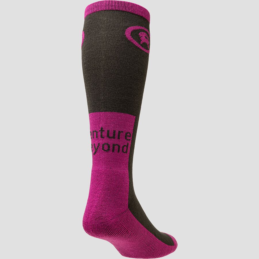 Backcountry Venture Beyond Merino Blend Ski Sock Climbing Ivy/Cactus Flower