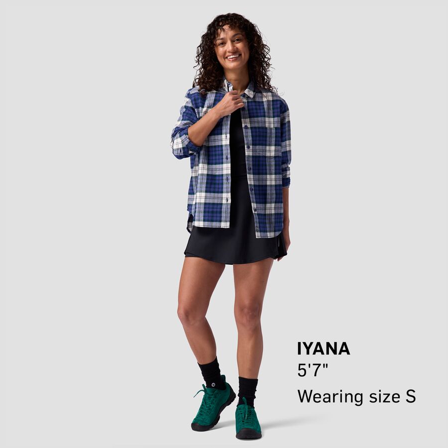 Backcountry Venture Classic Flannel Shirt - Women's Blue Ribbon Bonanza Plaid