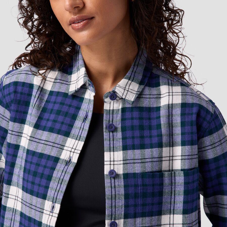 Backcountry Venture Classic Flannel Shirt - Women's Blue Ribbon Bonanza Plaid