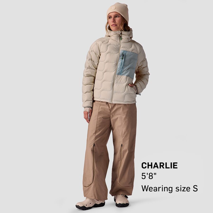 Backcountry Waas ALLIED Down Hooded Jacket - Women's Fog