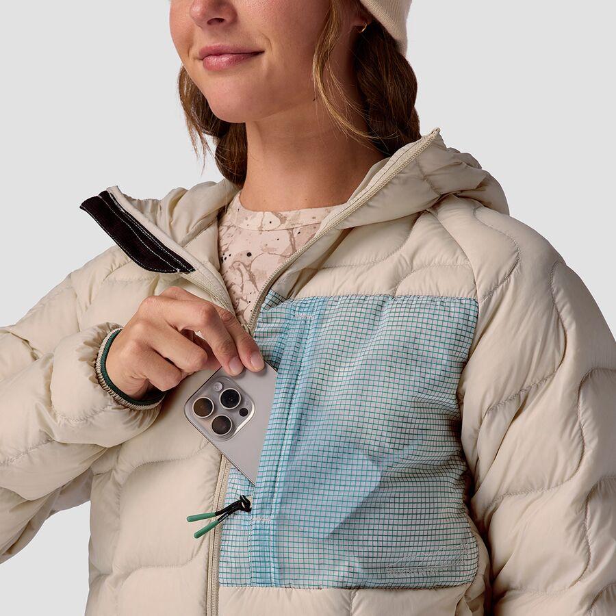 Backcountry Waas ALLIED Down Hooded Jacket - Women's Fog