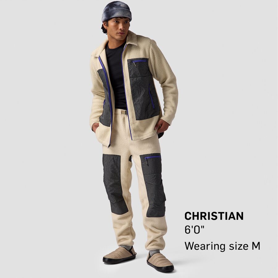 Backcountry Wander Pile-Fleece Shirt Jacket- Men's Fog