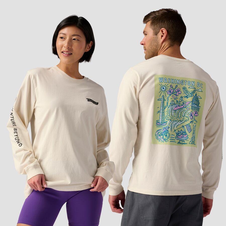 Backcountry Washington DC Long-Sleeve T-Shirt Vintage White