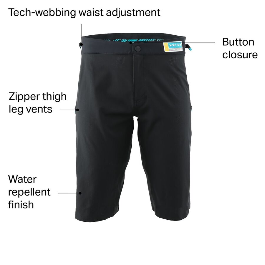 Yeti Cycles Enduro Short - Men's Black