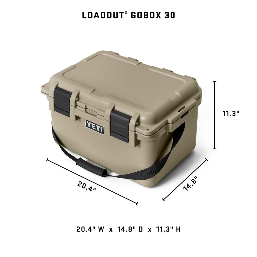 YETI LoadOut GoBox 30 Tan