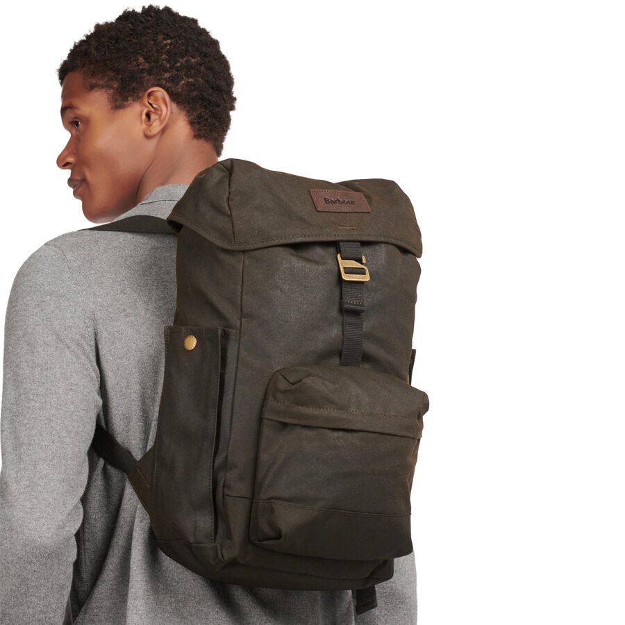 Barbour Essential Wax 14L Backpack Olive