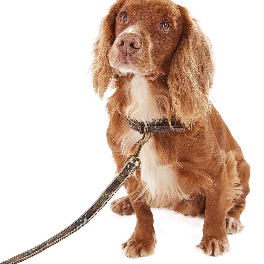Barbour Reflective Tartan Dog Lead Classic Tartan