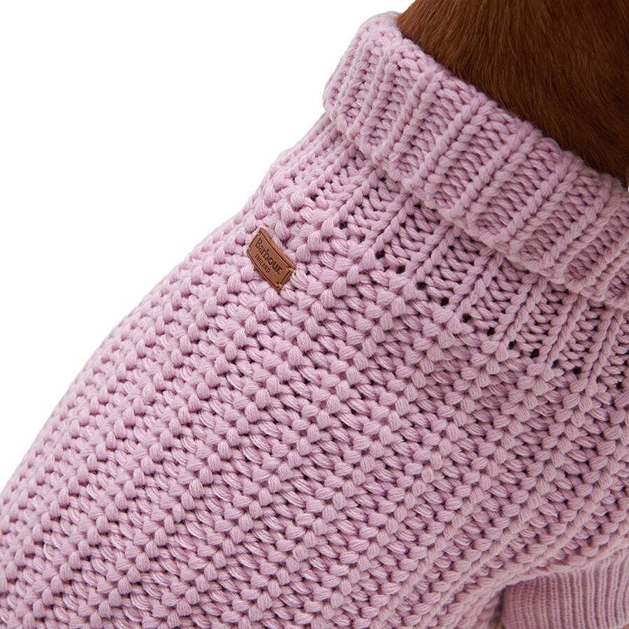 Barbour Saltburn Dog Jumper Lavender Haze