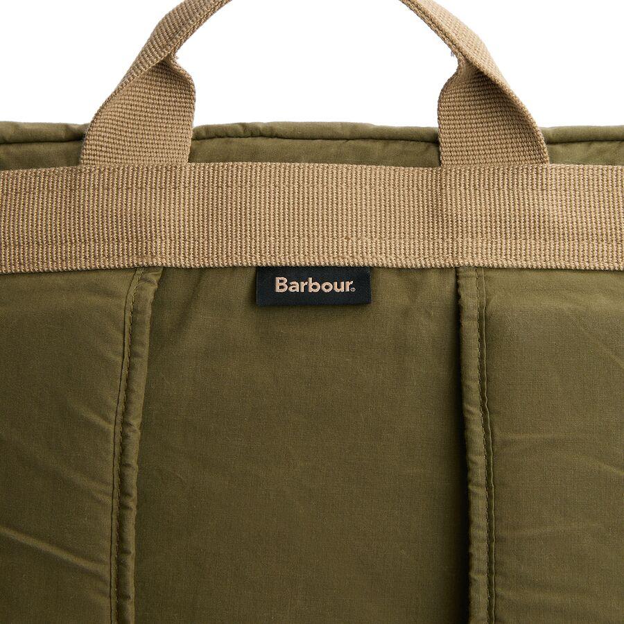 Barbour Transport Foldover Backpack Bag Dusky Green