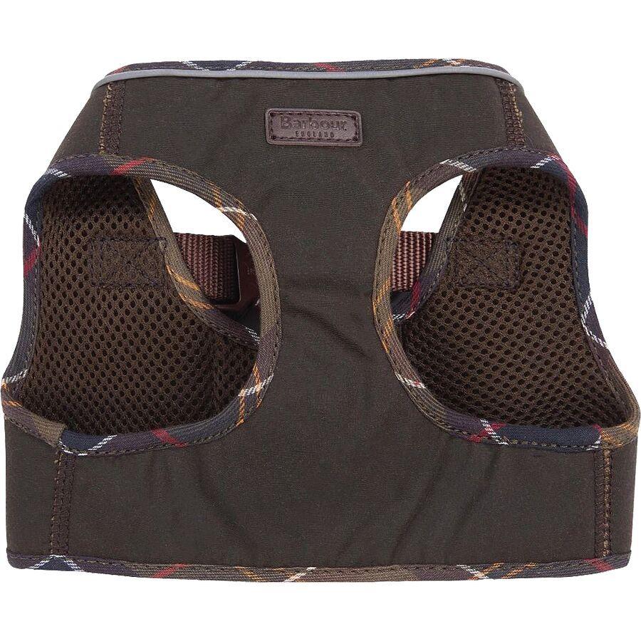 Barbour Wax Step In Dog Harness Olive/Classic