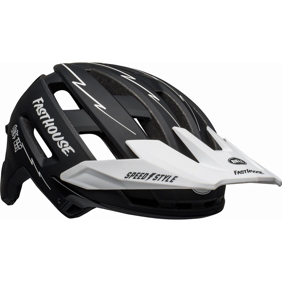 Bell Super Air Mips Helmet Matte Black/White Fasthouse