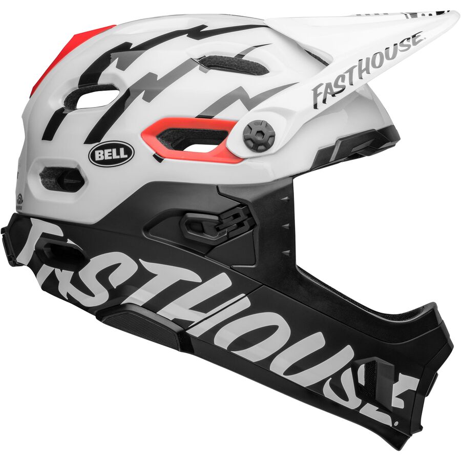Bell Super DH Mips Helmet Fasthoue Matte/Gloss White/Black