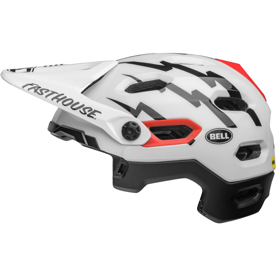 Bell Super DH Mips Helmet Fasthoue Matte/Gloss White/Black