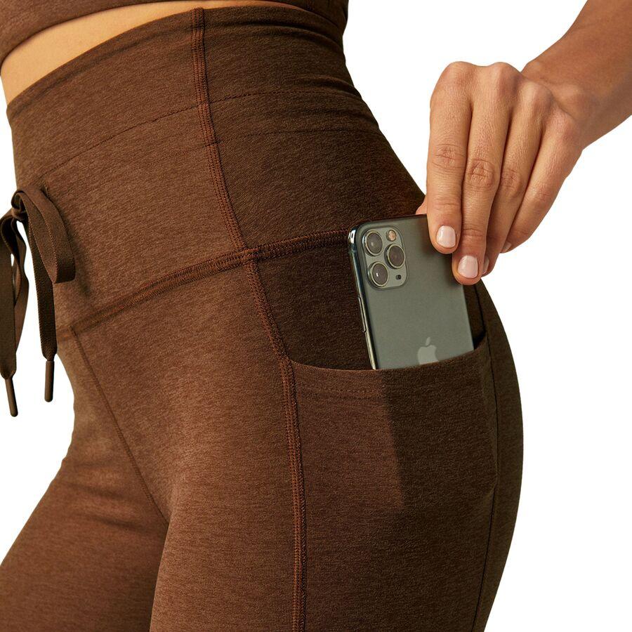 Beyond Yoga Spacedye Go Pocket Midi Legging - Women's Bold Mocha Heather