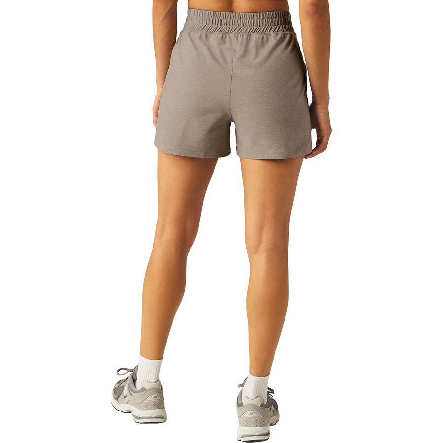 Beyond Yoga Spacedye High Waisted Trek Short - Women's Birch Heather