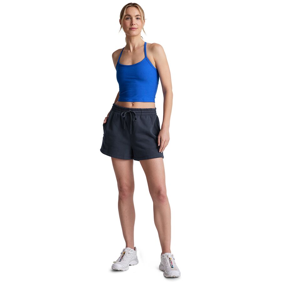 Beyond Yoga Spacedye Slim Racerback Cropped Tank Top - Women's Court Blue Heather