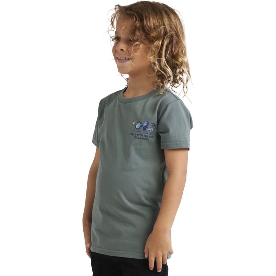 Billabong Roll Short-Sleeve Top - Toddlers' Dark Slate