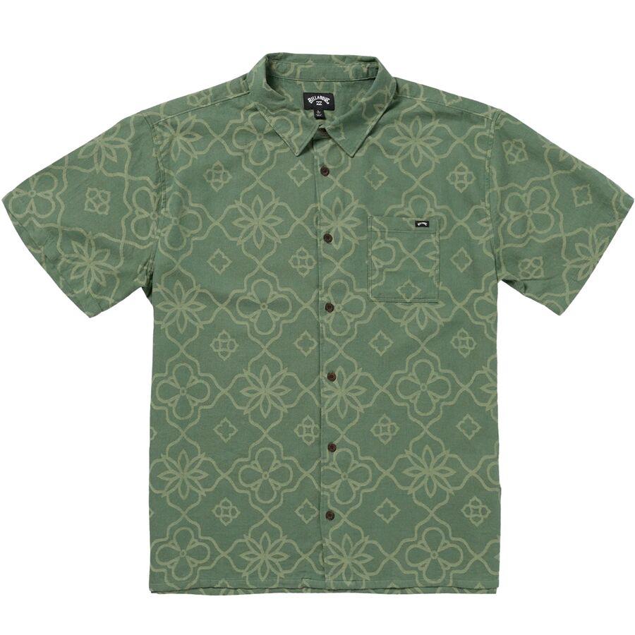 Billabong Sundays Jacquard Short-Sleeve Shirt - Men's Dark Slate