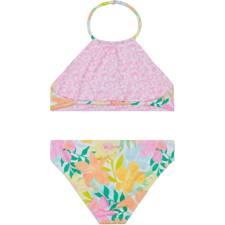 Billabong Sweet Aloha Rev Bikini Set - Girls' Salt Crystal