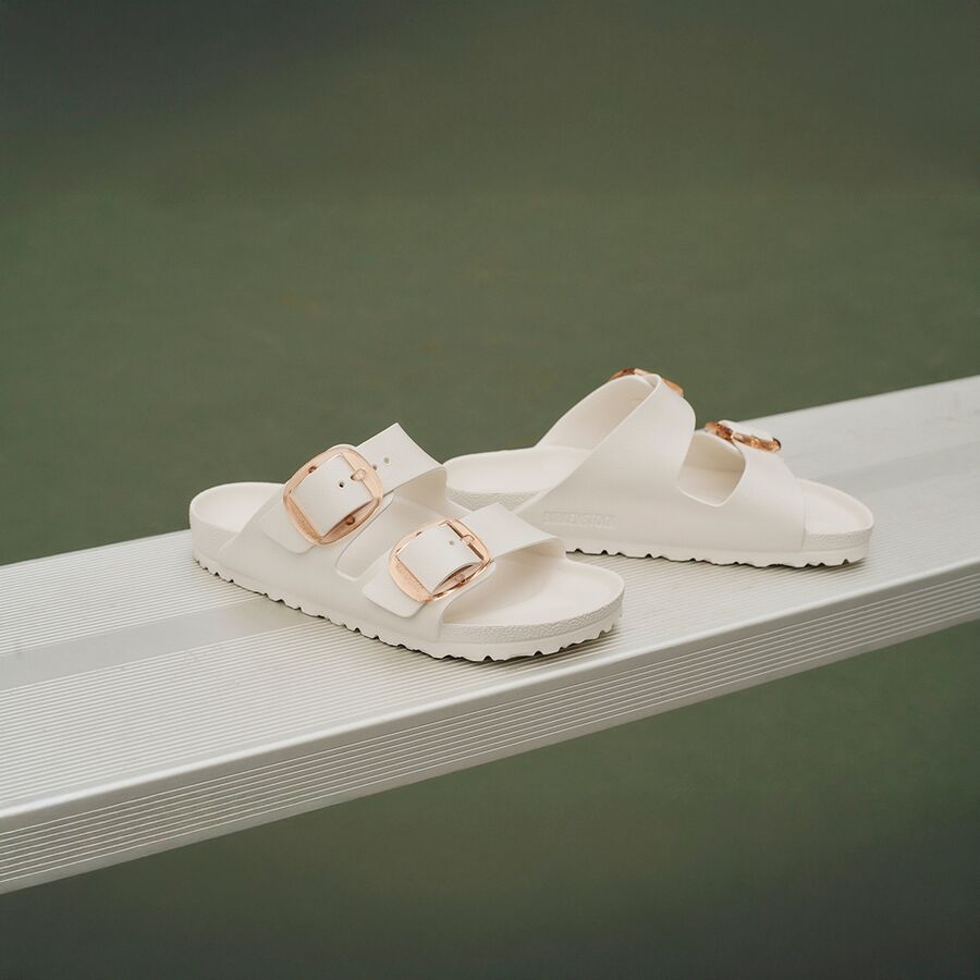 Birkenstock Arizona Big Buckle EVA Narrow Sandal - Women's Eggshell EVA