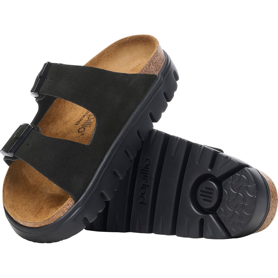 Birkenstock Arizona Chunky Suede Narrow Sandal - Women's Black Suede2