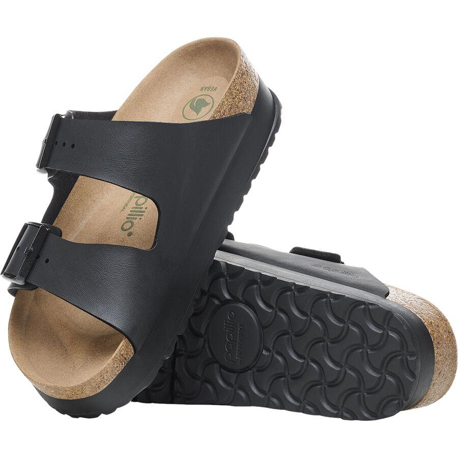 Birkenstock Arizona Platform Vegan Narrow Sandal - Women's Black Birko-FlorLTD