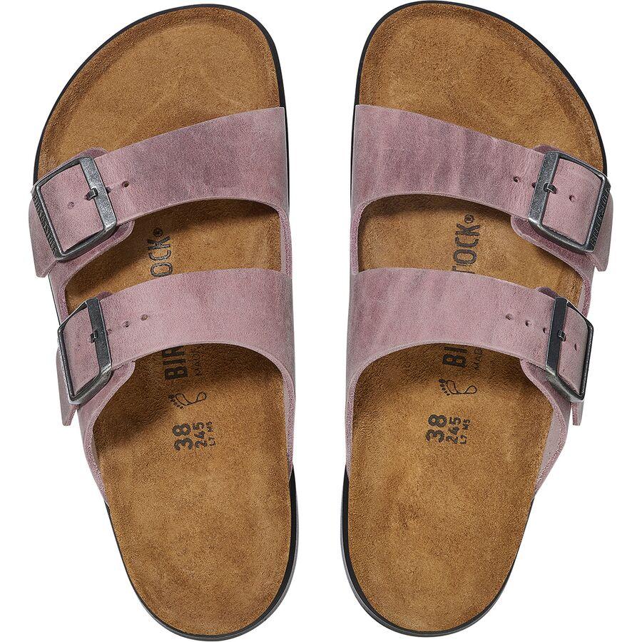 Birkenstock Arizona Rugged Sandal - Women's Lavender Oiled Gray