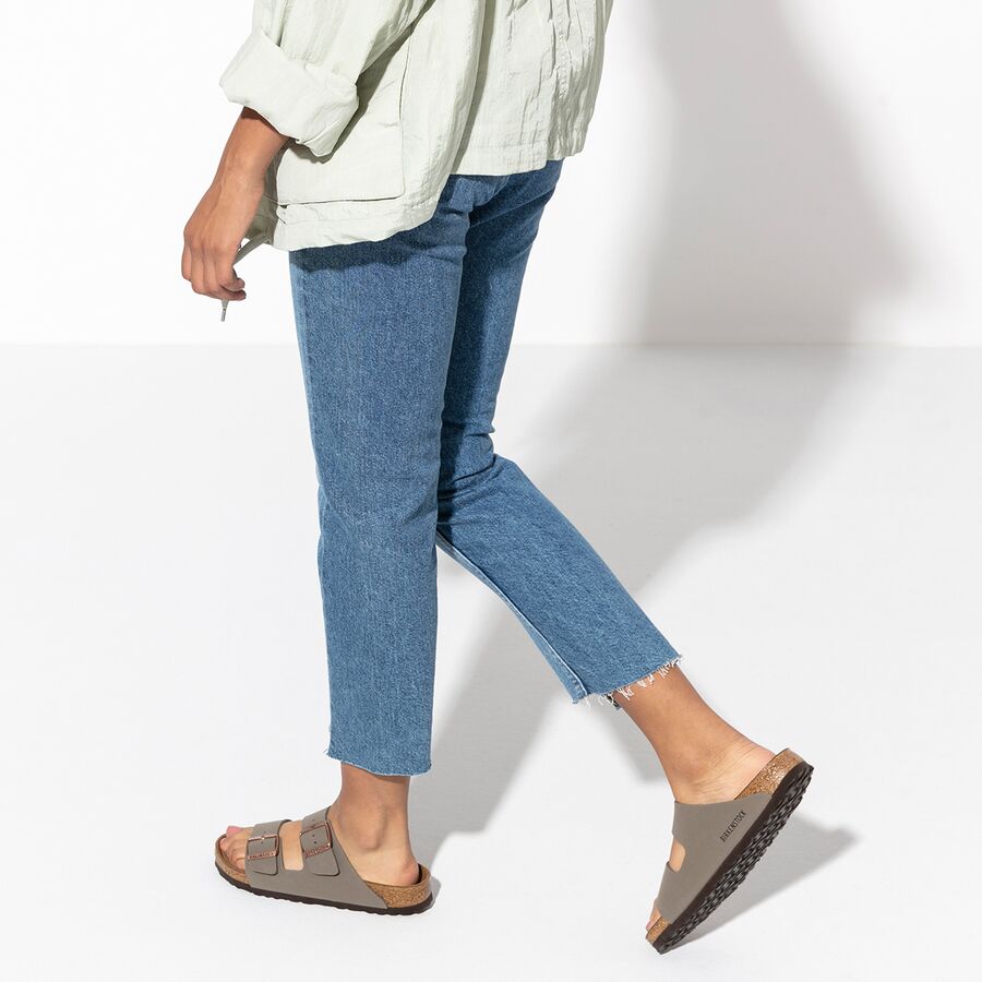 Birkenstock Arizona Sandal - Men's Stone Birkibuc