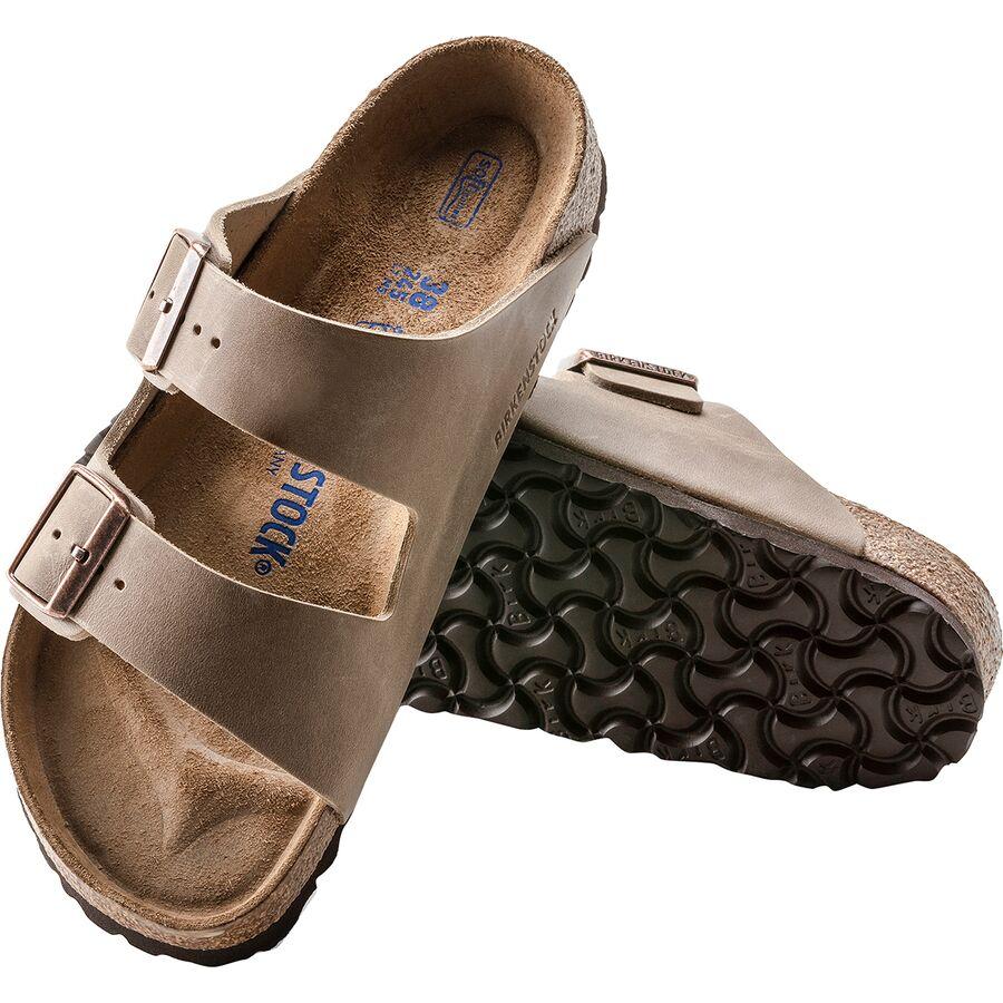 Birkenstock Arizona Soft Footbed Leather Sandal - Men's Tobacco Brown