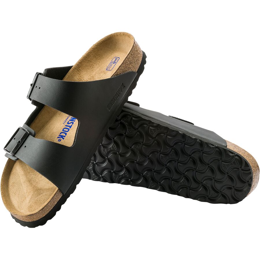 Birkenstock Arizona Soft Footbed Sandal - Women's Black Birko-flor
