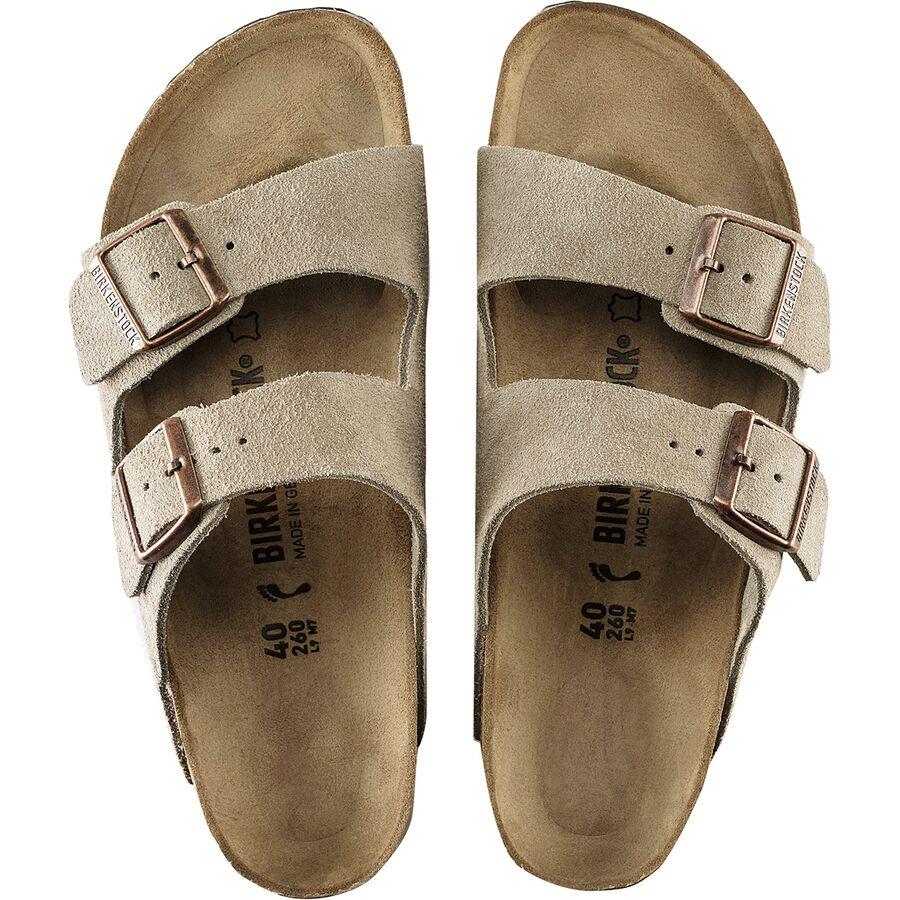 Birkenstock Arizona Suede Sandal - Men's Taupe Suede