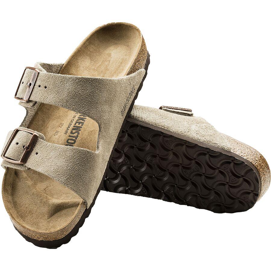 Birkenstock Arizona Suede Sandal - Men's Taupe Suede