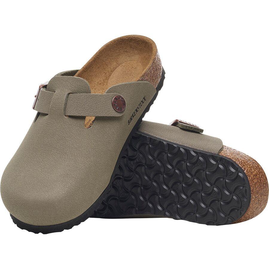 Birkenstock Boston Clog - Kids' Stone Birkibuc
