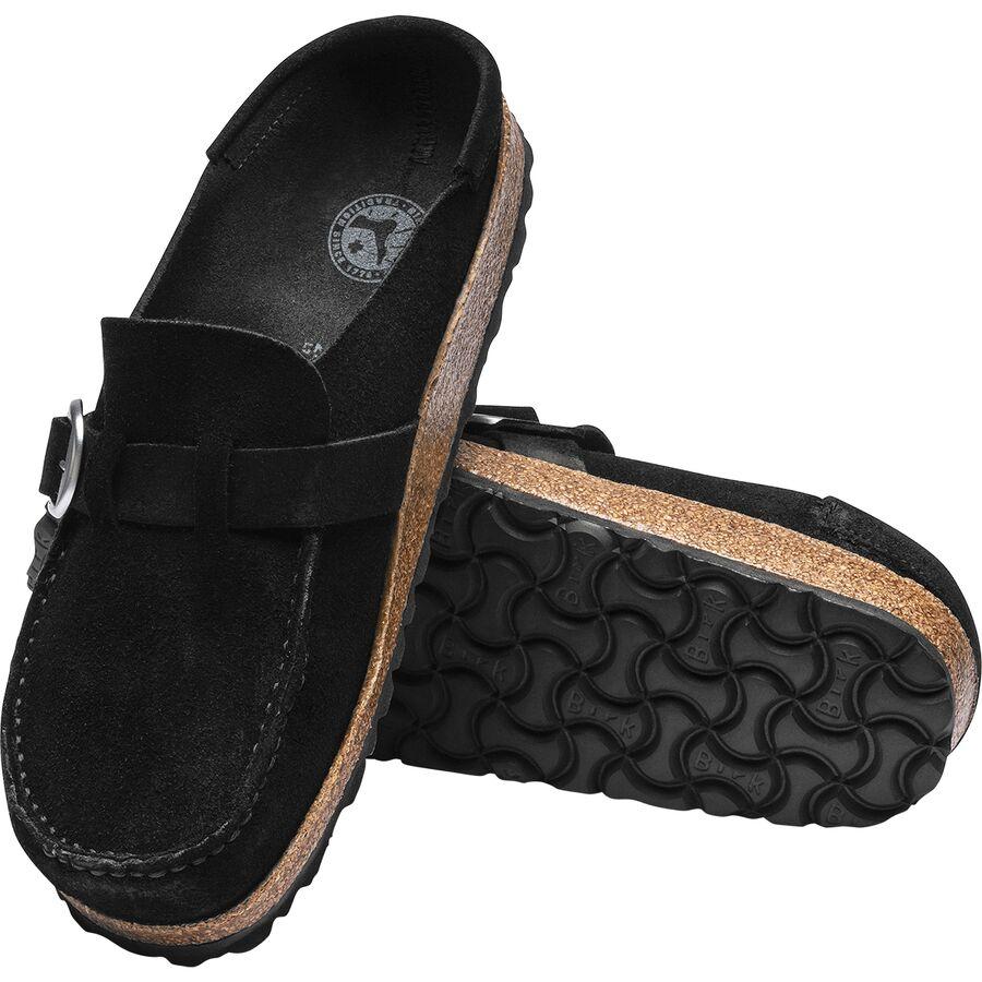 Birkenstock Buckley Clog - Women's Black Suede