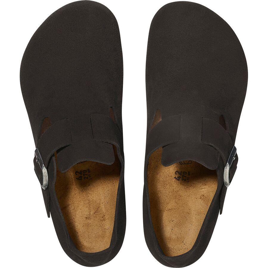 Birkenstock London Suede Shoe - Men's Black Suede