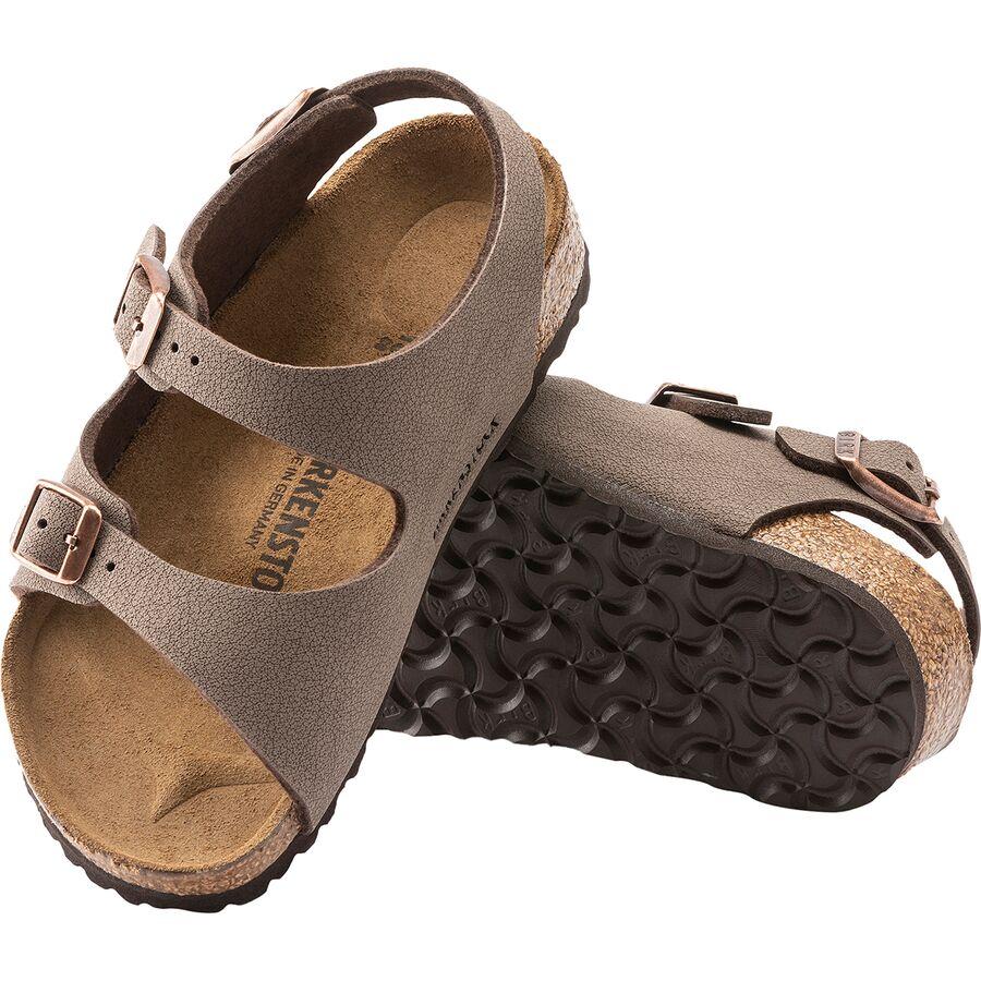 Birkenstock Roma Sandal - Kids' Mocha Birkibuc
