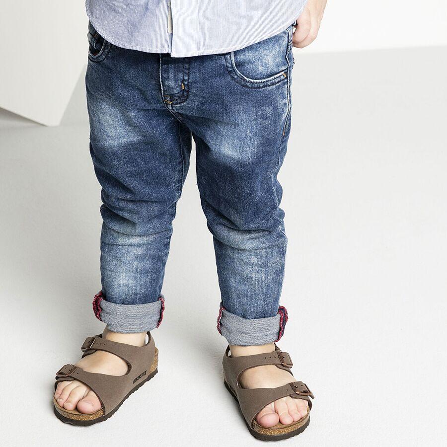Birkenstock Roma Sandal - Kids' Mocha Birkibuc