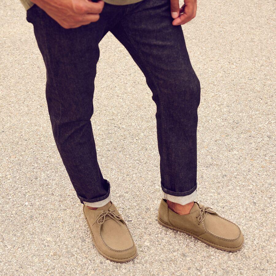 Birkenstock Utti Lace Shoe - Men's Taupe Suede