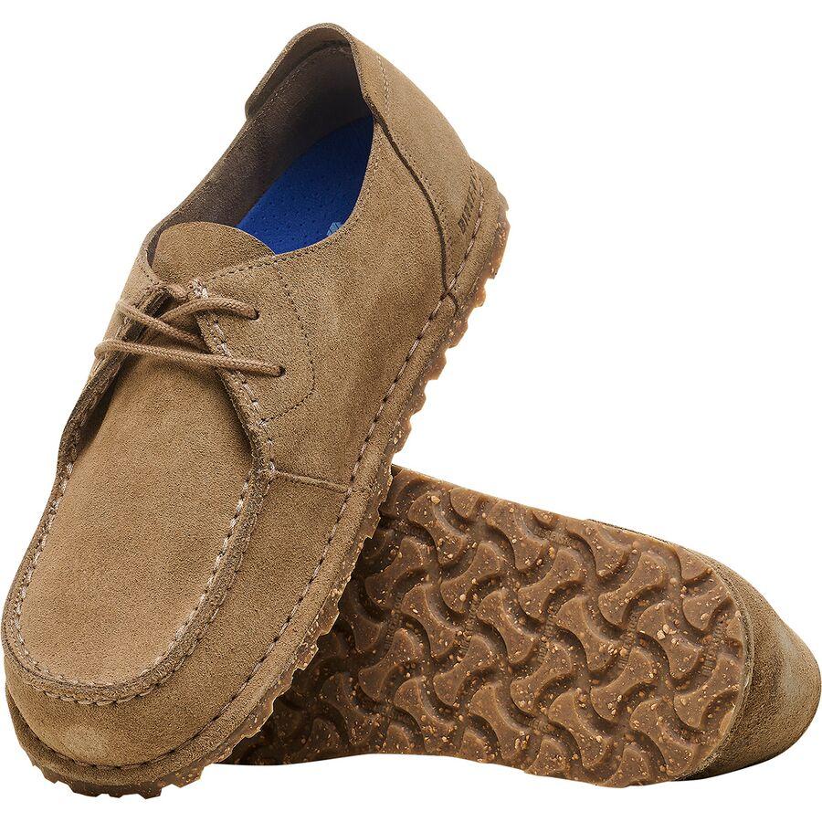 Birkenstock Utti Lace Shoe - Men's Taupe Suede
