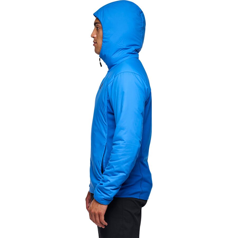 Black Diamond First Light Hybrid Hooded Jacket - Men's Drifter Blue