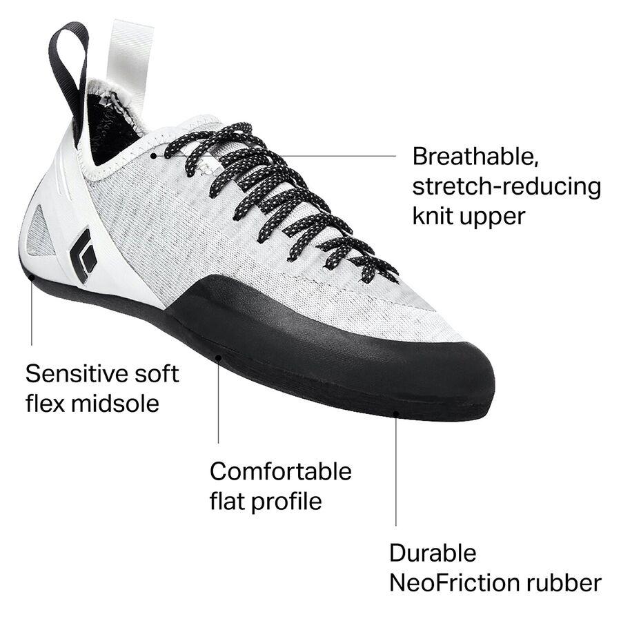 Black Diamond Momentum Lace Climbing Shoe - Women's White/Alloy