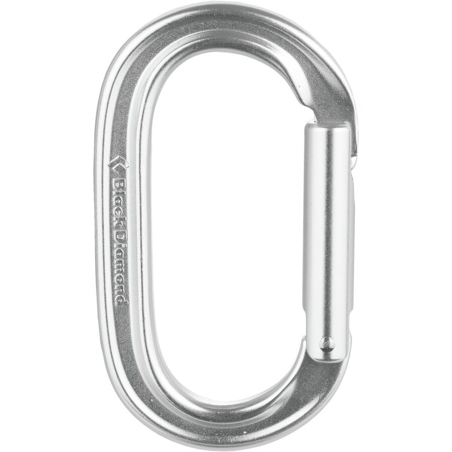 Black Diamond Oval Keylock Carabiner - 3-Pack Polished