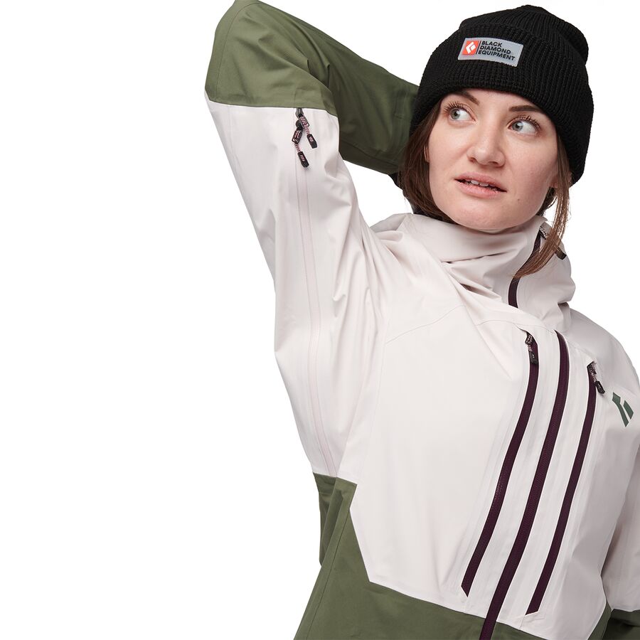 Black Diamond Recon LT Shell Jacket - Women's Ice Pink/Tundra